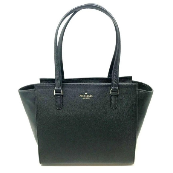 kate spade Handbags - kate spade | Black Leather Tote Bag